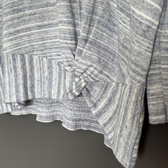 Nic + Zoe Vital Twist Sweater Pullover Knit Top Blue Stripes Women's XXL 2XL - Picture 6 of 12